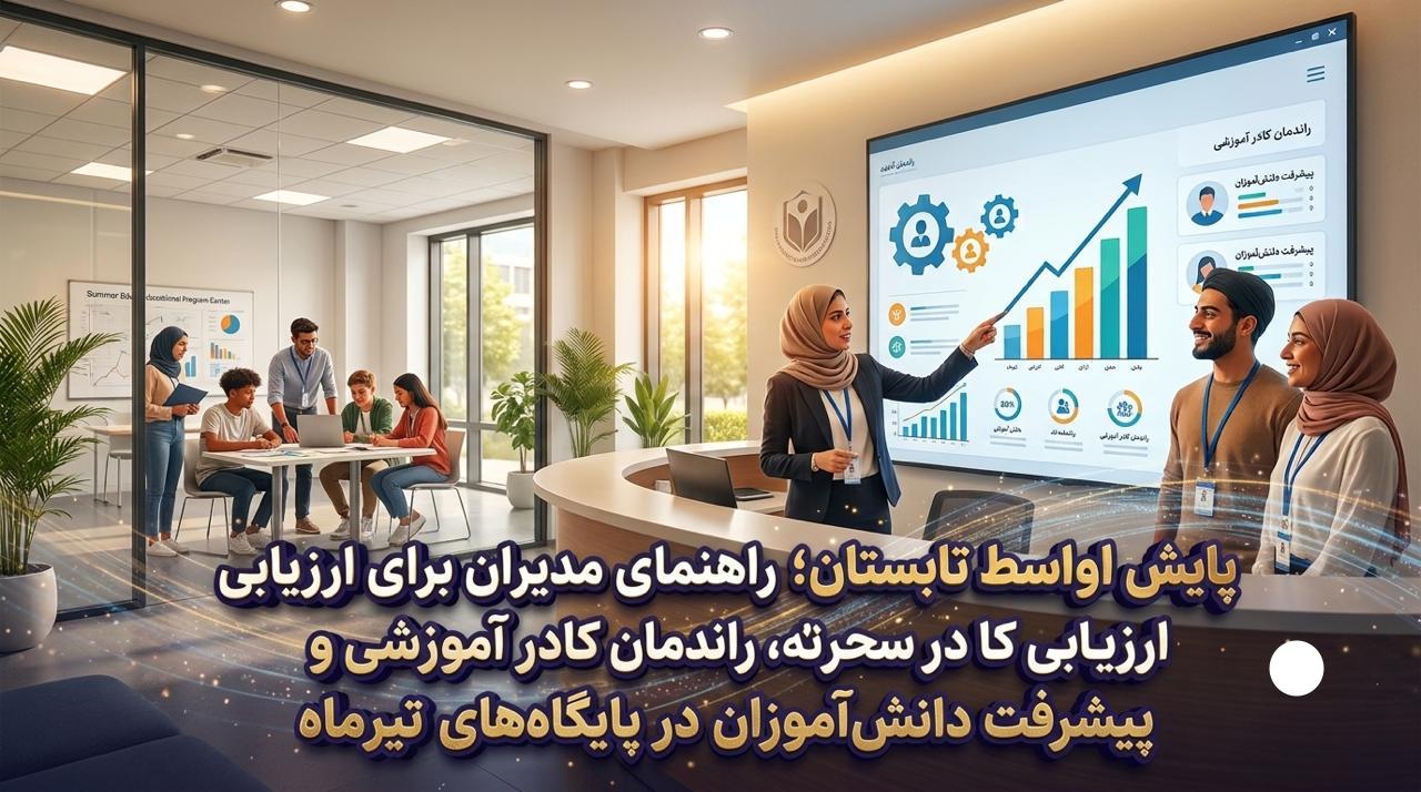 ارزیابی راندمان کادر آموزشی و پیشرفت تحصیلی پایگاه تابستانی با کوییز۲۴